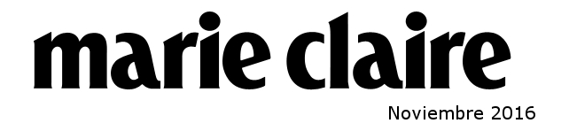 Mara Amandi en el número de noviembre de 2016 de la revista Marie Claire