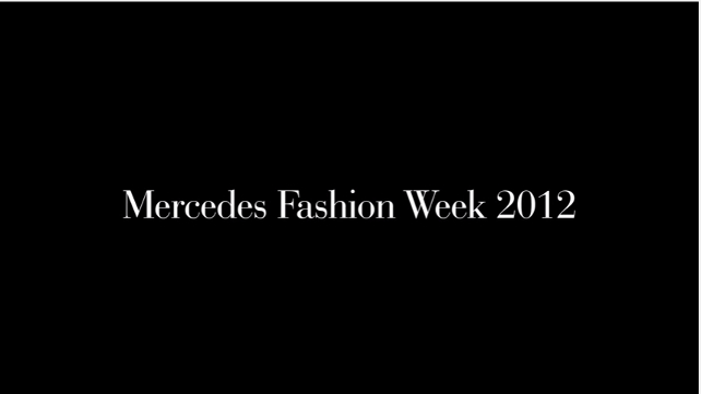 Youtube - Mercedes Fashion Week
